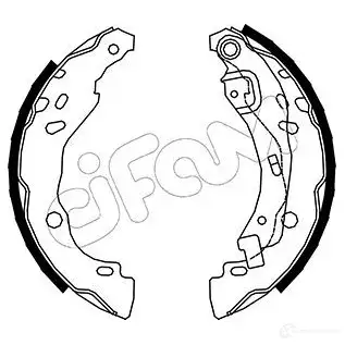 Барабанные тормозные колодки, комплект CIFAM EGCN 3TB 153359 2461991 8032747112878 изображение 0
