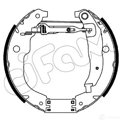 Барабанные тормозные колодки, комплект CIFAM 2461571 151448 8032747168523 KE RU7U