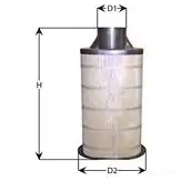 Воздушный фильтр CLEAN FILTERS 4 VP7PU 1576968 ma1408 8010042140802