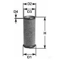 Воздушный фильтр CLEAN FILTERS ma797 1576692 MF1IR TO 8010042797006 изображение 0