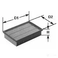 Воздушный фильтр CLEAN FILTERS D 3E2EDG ma607 1576545 8010042607008 изображение 0