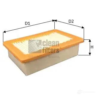 Воздушный фильтр CLEAN FILTERS ma3482 1437361573 D W2VY
