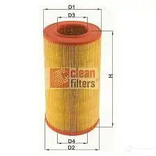 Воздушный фильтр CLEAN FILTERS M9 FNT ma1107 1576792 8010042110706 изображение 0