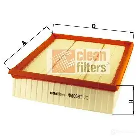 Воздушный фильтр CLEAN FILTERS FRL FD ma1066 1576760 8010042106600 изображение 0