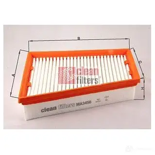 Воздушный фильтр CLEAN FILTERS ma3456 1217518367 8010042345603 PEI O6N