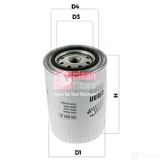 Фильтр охлаждающей жидкости CLEAN FILTERS da990 1575929 8010042990001 0 W9G9