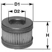 Топливный фильтр CLEAN FILTERS U7UPKJ 2 8010042600207 1577707 mpg6002