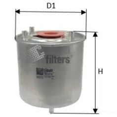 Топливный фильтр CLEAN FILTERS 5DS5 BE 1576081 8010042271506 dn2715 изображение 0