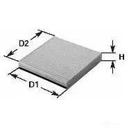 Салонный фильтр CLEAN FILTERS 8010042238202 1578002 RV BXIL nc2382ca изображение 0