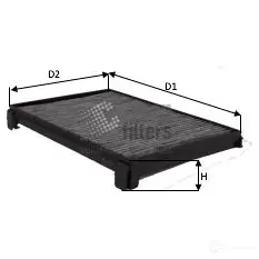 Салонный фильтр CLEAN FILTERS nc2418ca GUNAJA W 1439063413