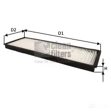 Салонный фильтр CLEAN FILTERS KCED X1G 1439063416 nc2417