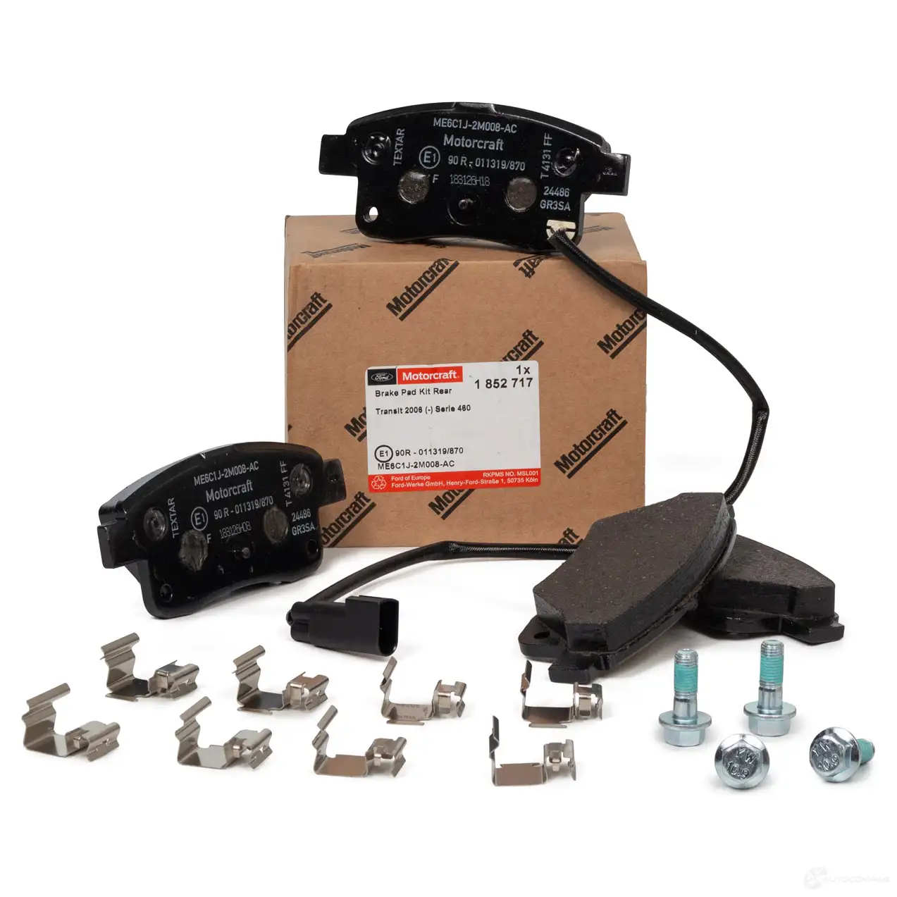 Оригинальные задние тормозные колодки TRANSIT FORD Z YMX9FR 1852717 25367732 - Изображение 1