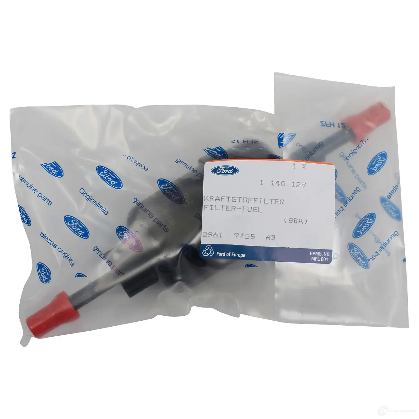 Оригинальный топливный фильтр FIESTA V MK5 FUSION (JU) FORD 2208333 4 TTNOZ3 1425154428 - Изображение 1