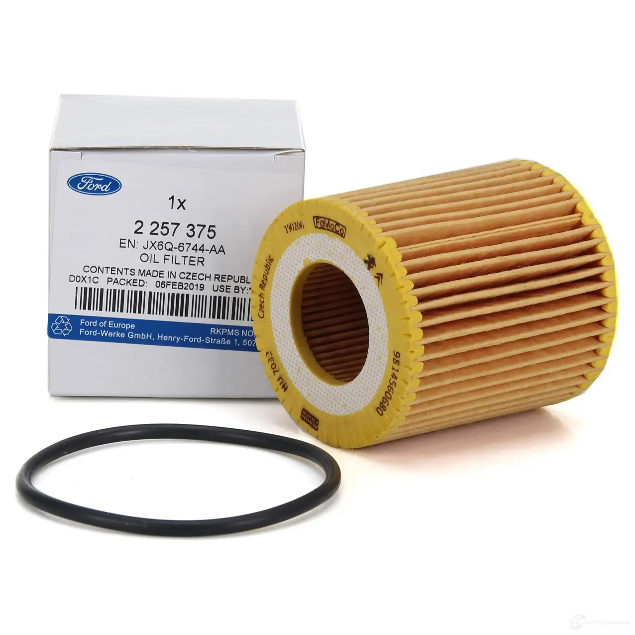 Оригинальный масляный фильтр ECOSPORT FOCUS IV 1,5 TDCi FORD 1425154735 3RAB FE 2257375 - Изображение 1