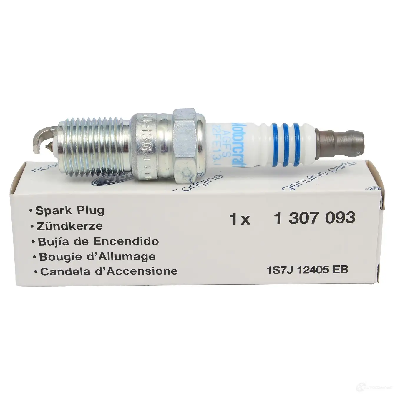 Оригинальная свеча зажигания Focus 1 2 Mondeo 3 EcoSport 1,8 2,0 FORD K JK60P1 22328490 1307093 - Изображение 1