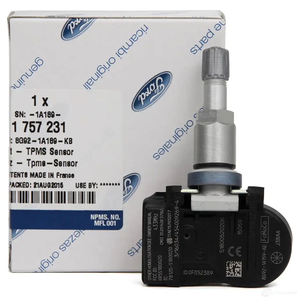 Датчик давления в шинах TPMS FORD D FX2U 23330641 1757231 - Изображение 1