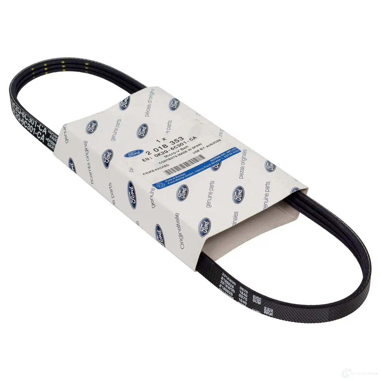 Оригинальный приводной ремень FOCUS 4 TRANSIT / TOURNEO CUSTOM 2,0 TDCi FORD 3MLZ P 1438156284 2018353 изображение 0