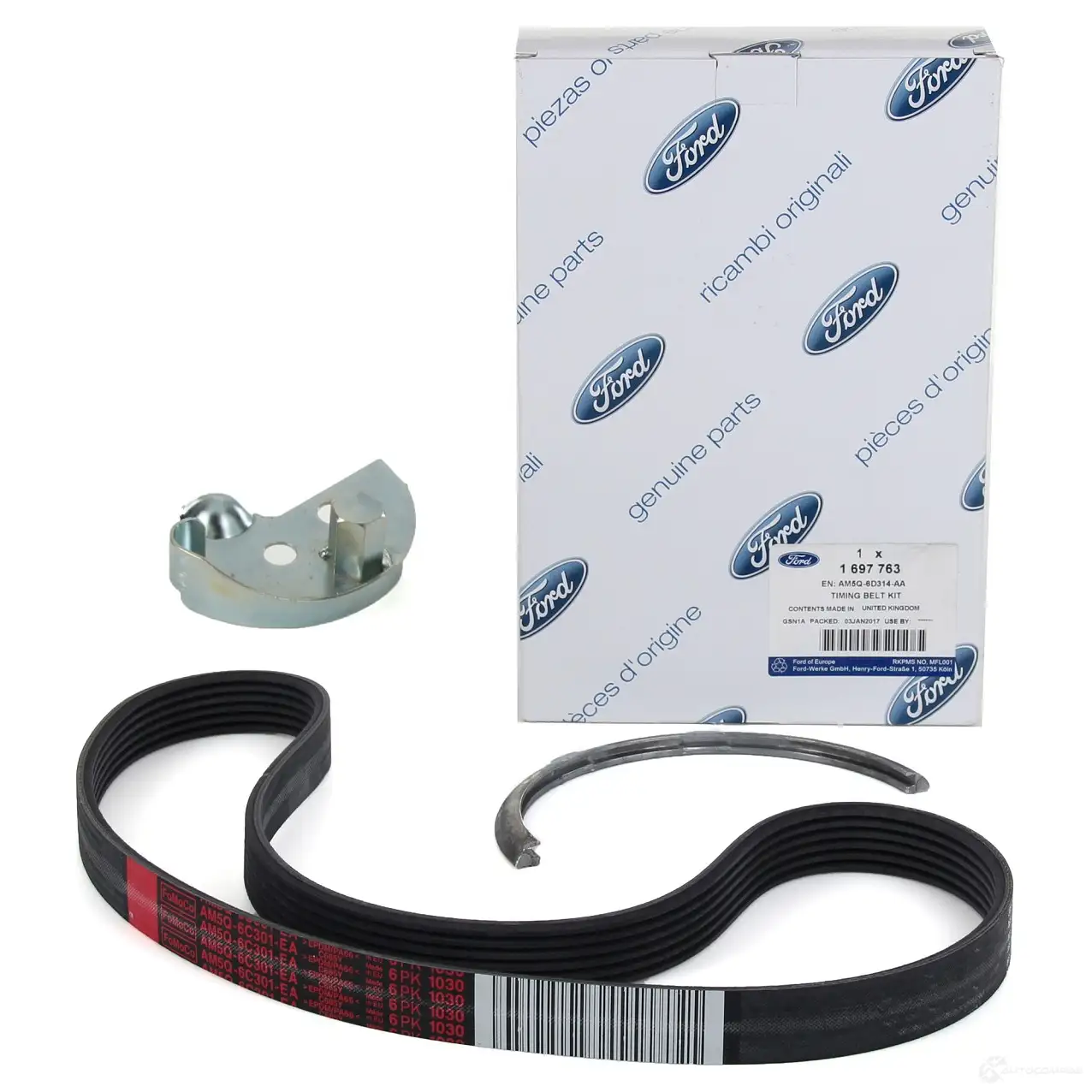 Приводной ремень, поликлиновой FORD 1 697 763 JSAC5 GM 23993876 изображение 0