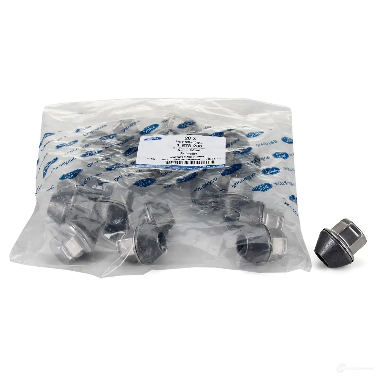 Гайка колеса FORD 1 678 260 28880049 B S777I - Изображение 1