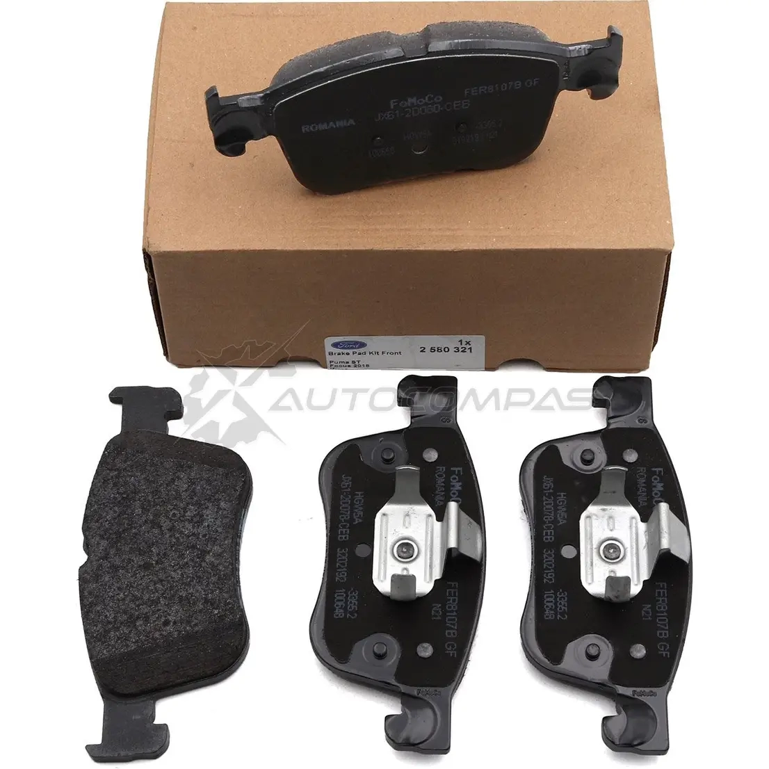Оригинальные передние тормозные колодки Focus 4 MK4 Kuga 3 MK3 Puma FORD T ATDO 1439757479 2580321 - Изображение 1