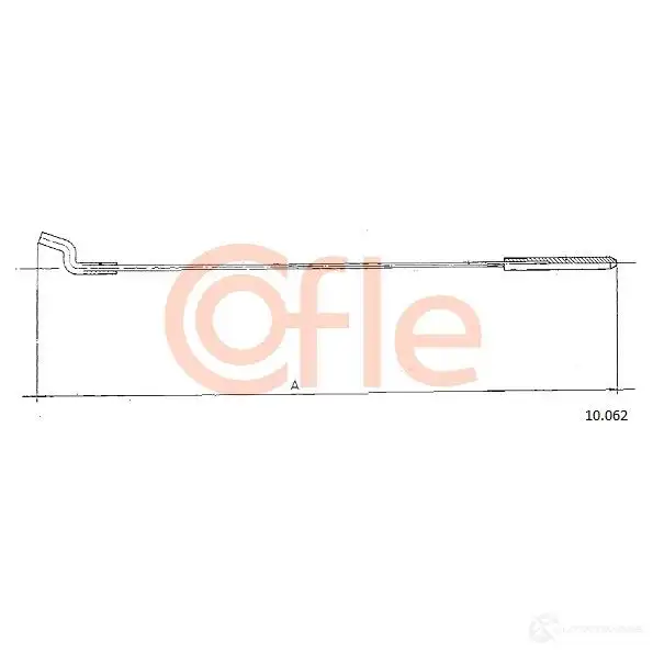 Трос газа COFLE 92.10.06 2 10.062 PTLL4 4296831