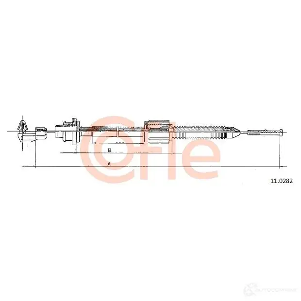 Трос газа COFLE 4297796 92.1 1.0282 6PLP4K 11.0282