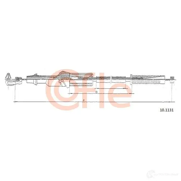 Трос газа COFLE 10.1131 NN7B19O 4296853 92. 10.1131 изображение 0