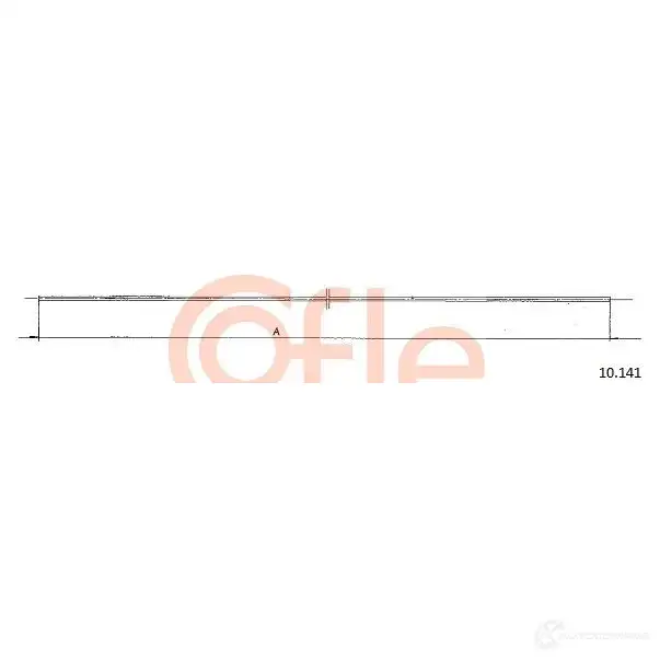 Трос газа COFLE 4296861 10.141 92.10.14 1 ZM9OMK