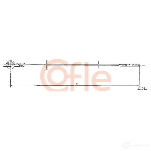Трос газа COFLE 92. 11.061 11.061 4297799 BI8J6W