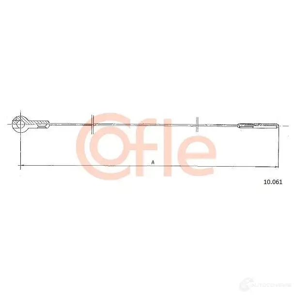 Трос газа COFLE 10.061 MU936 92.10. 061 4296830