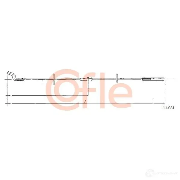 Трос газа COFLE 1RIJI 4297809 11.081 92.11 .081