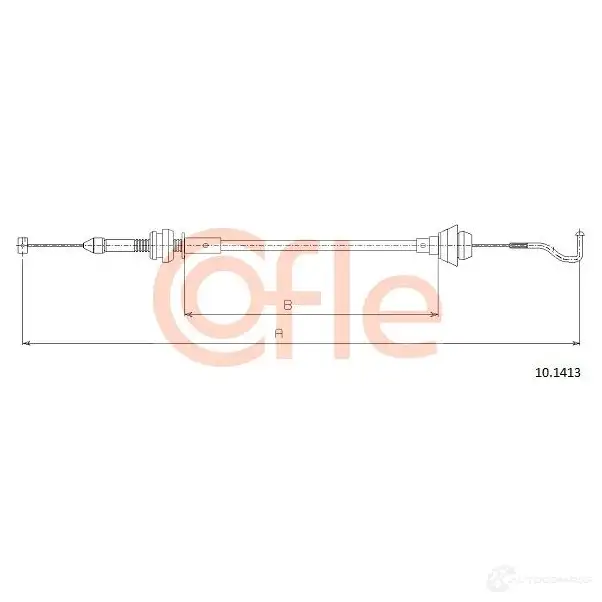 Трос газа COFLE 4296863 92. 10.1413 10.1413 GYD9E