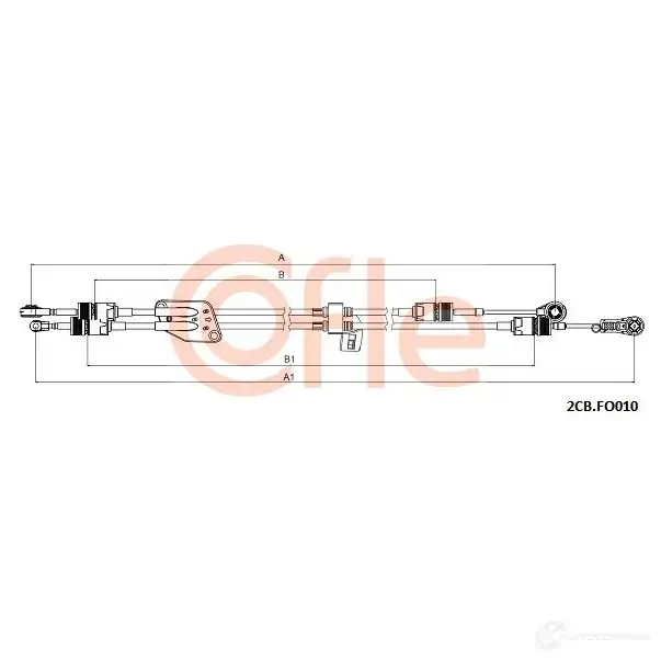 Трос коробки МКПП COFLE 2CB.FO010 1437362245 E728 83 изображение 0