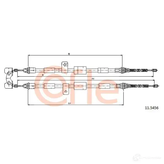 Трос коробки передач МКПП COFLE 4298074 483CG 113360 92.11.336 0 изображение 0