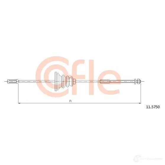 Трос ручника COFLE 11.5750 H3WI20 92.11 .5750 4298211 изображение 0