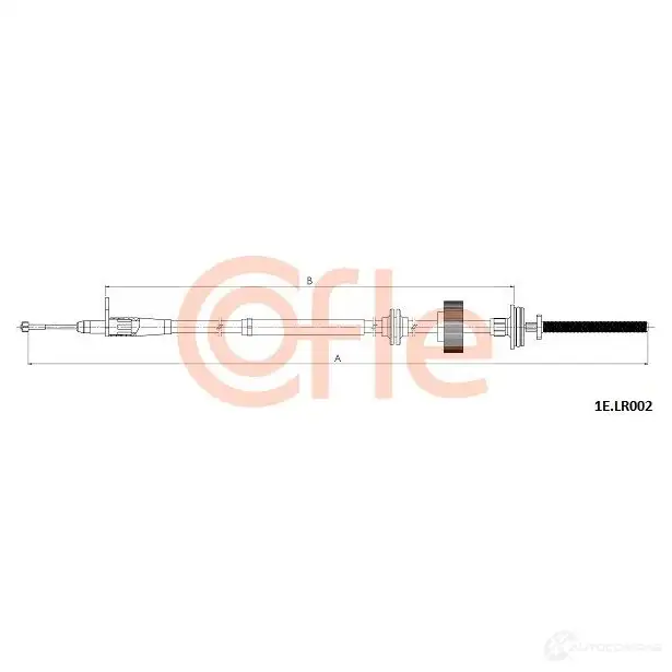 Трос ручника COFLE 1E.LR002 92.1E.LR 002 5BBHK9C 1424461003 - Изображение 1