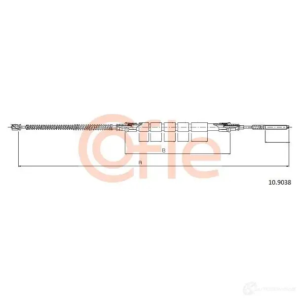 Трос ручника COFLE 9 2.10.9038 G60RX8C 4297627 10.9038 - Изображение 1