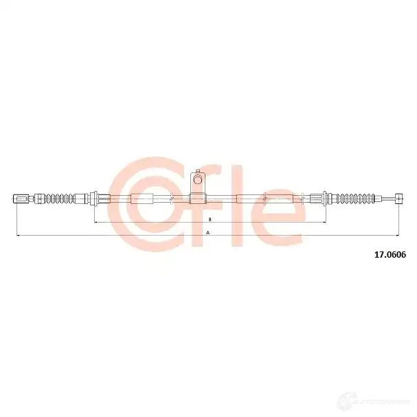 Трос ручника COFLE L GBT9U9 17.0606 1437349896 - Изображение 1