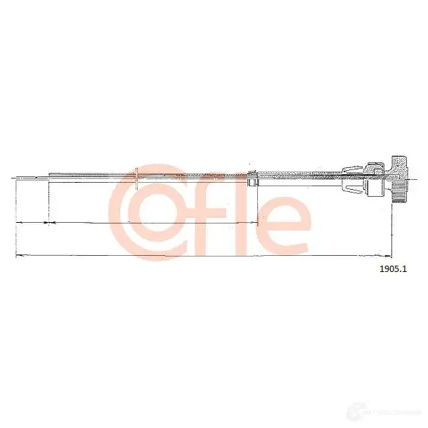 Тяга стартера COFLE 4299823 92.1905 .1 CQ6KZBC 1905.1 изображение 0