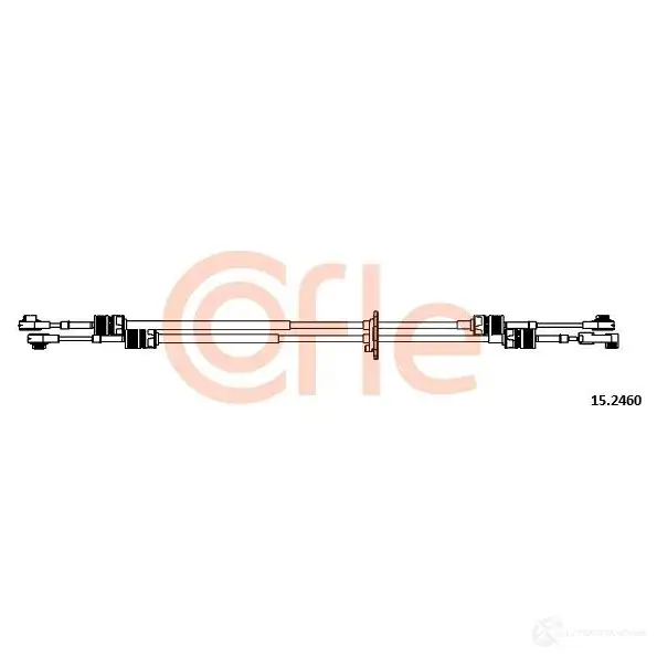 Трос сцепления COFLE 92.15.1 037 66Z0B 4298764 151037