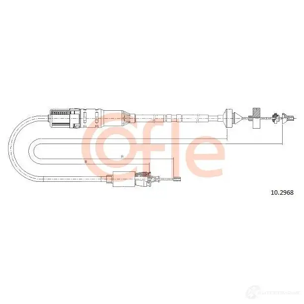 Трос сцепления COFLE E7I50LL 4296913 10.2968 92.10.29 68