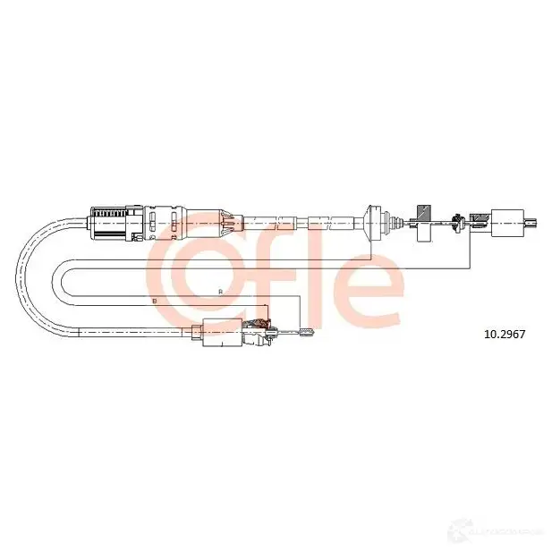 Трос сцепления COFLE SN93S 10.2967 92.1 0.2967 4296912