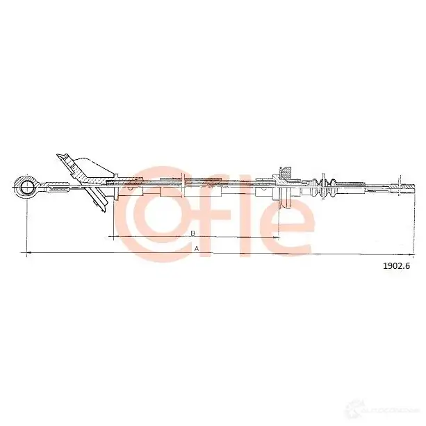 Трос сцепления COFLE VIKDA 4299683 18003 92.18. 003 изображение 0