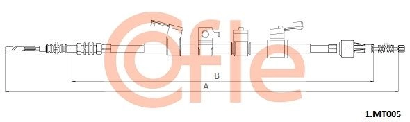 Трос ручника COFLE 98489B D 1440992087 1.MT005