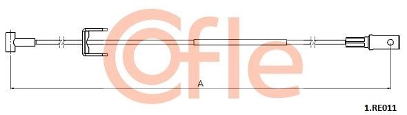 Трос ручника COFLE BUXQ FS 1440992304 92.1.RE011 - Изображение 1