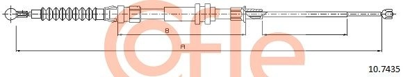 Трос ручника COFLE 92.10.7435 1440992989 8LWSK FZ - Изображение 1