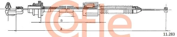 Трос газа COFLE 92.11.0283 GKZ TCYP 1440993317 изображение 0