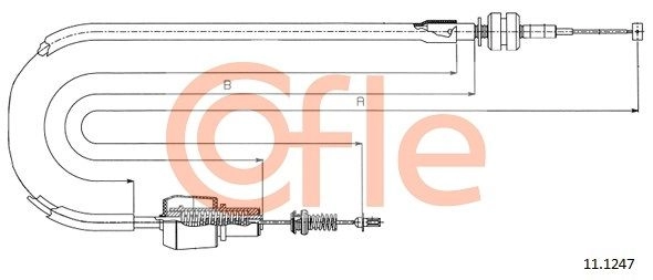 Трос газа COFLE C0SR D 92.11.1247 1440993338