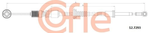 Трос коробки МКПП COFLE 92.12.7293 1440994152 HX98I W
