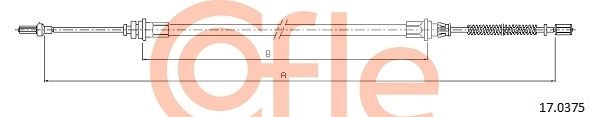 Трос ручника COFLE 92.17.0375 SXS 3ZL 1440994514 - Изображение 1
